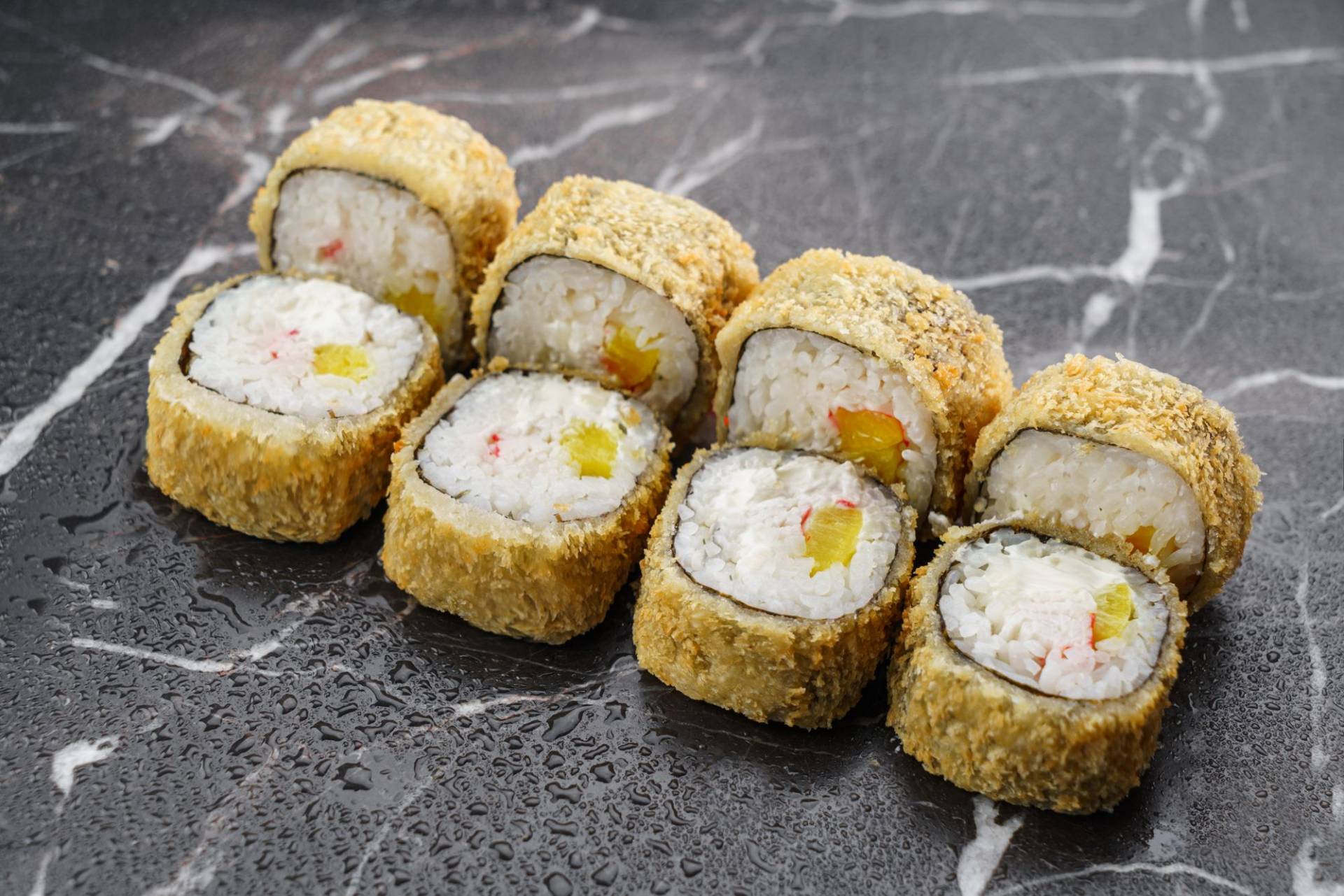 Рецепт суши с крабом запеченные фото 91